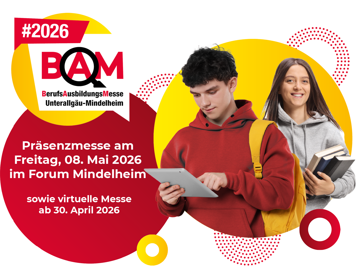 Infografik BAM mit Datum und Ort